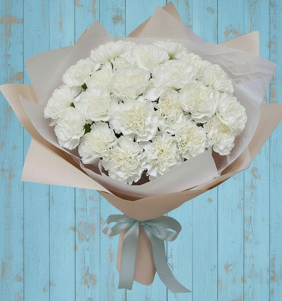 Букет цветов из: Гвоздики в Большом Сорокино