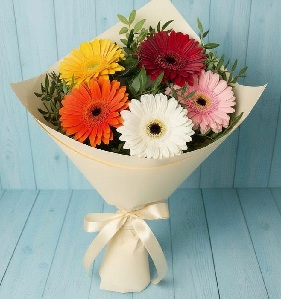 Букет цветов из: Герберы в Большом Сорокино
