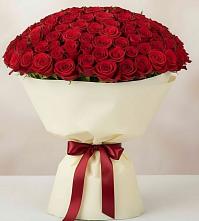 Букет 101 Красная роза Милано в Большом Сорокино