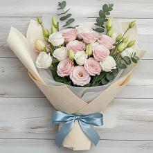 Букет цветов из:  Лизиантусы #REPLACE_PRED# Большом Сорокино