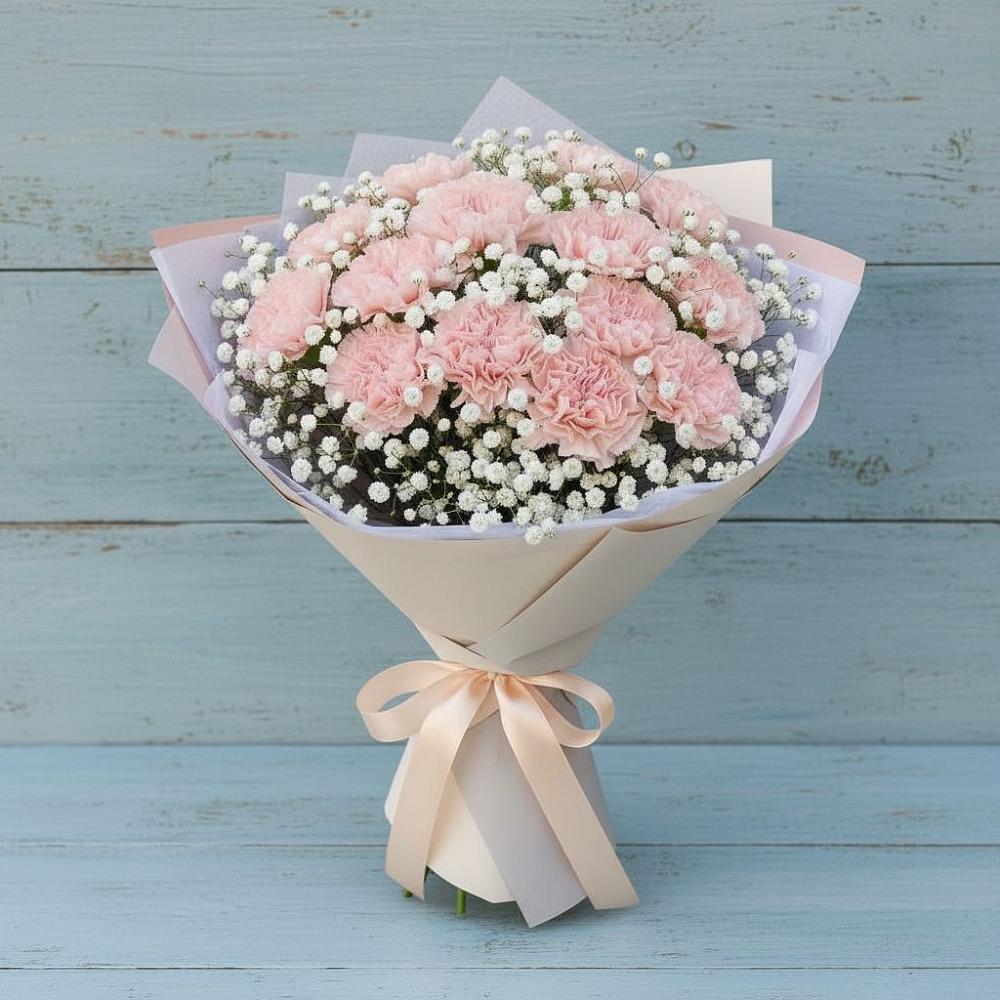 Букет цветов из: Гвоздики в Большом Сорокино