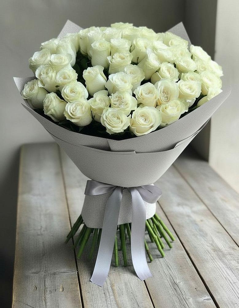 Букет 35 Белых роз в Большом Сорокино