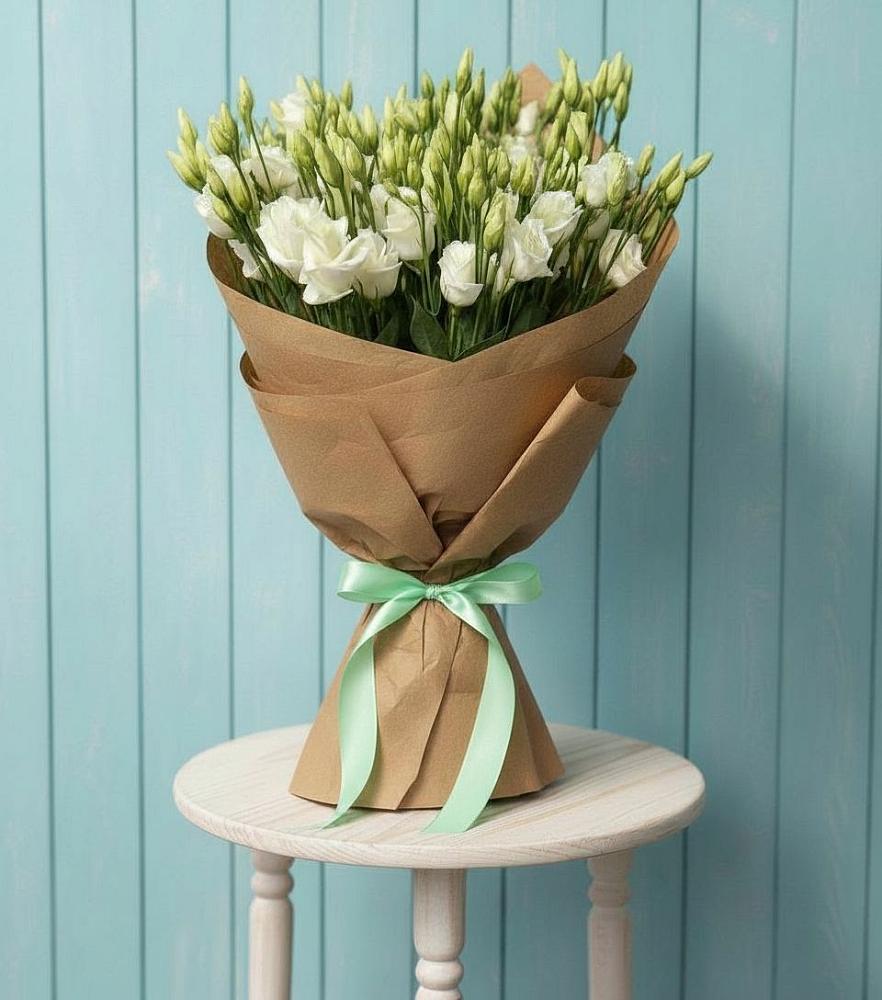 Букет цветов из: Лизиантусы в Большом Сорокино