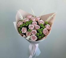 Букет цветов из:  Розы и Хризантемы в Большом Сорокино