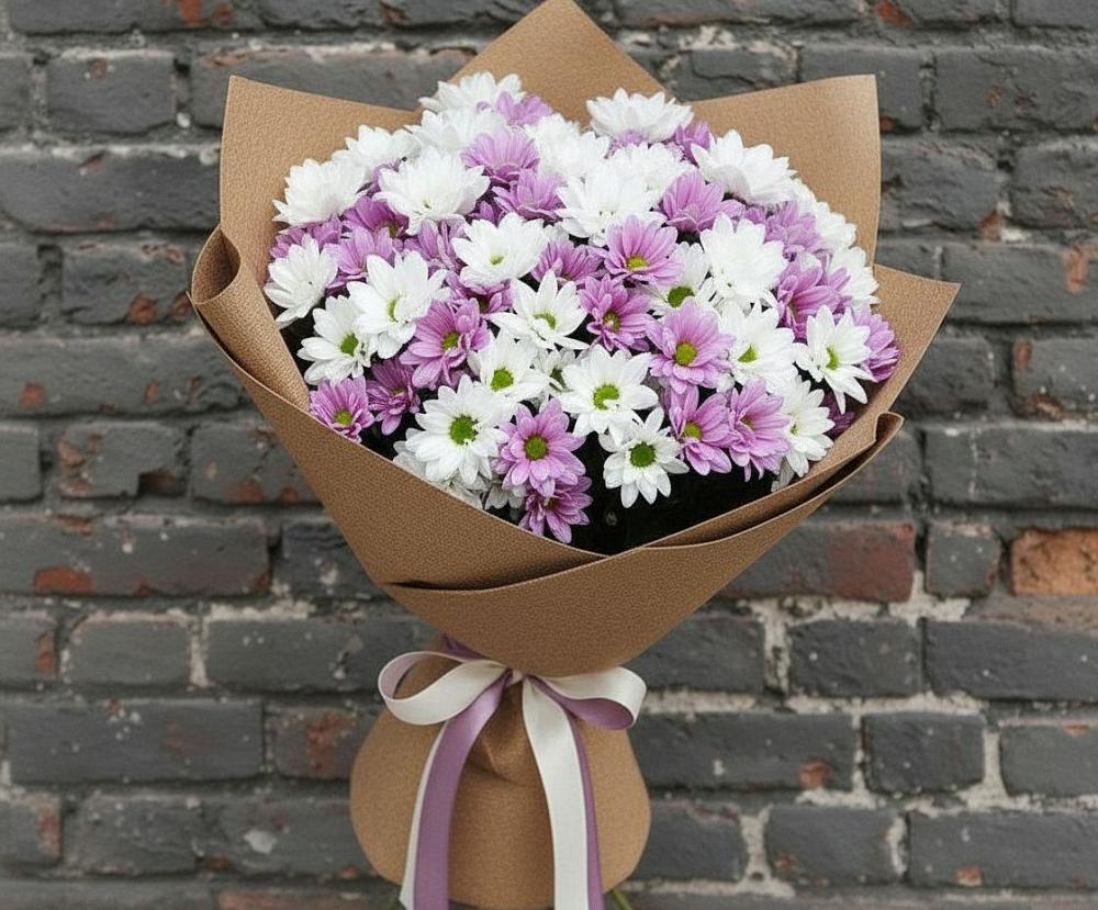 Букет цветов из: Хризантемы в Большом Сорокино