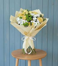 Букет цветов из:  Хризантемы и Розы #REPLACE_PRED# Большом Сорокино