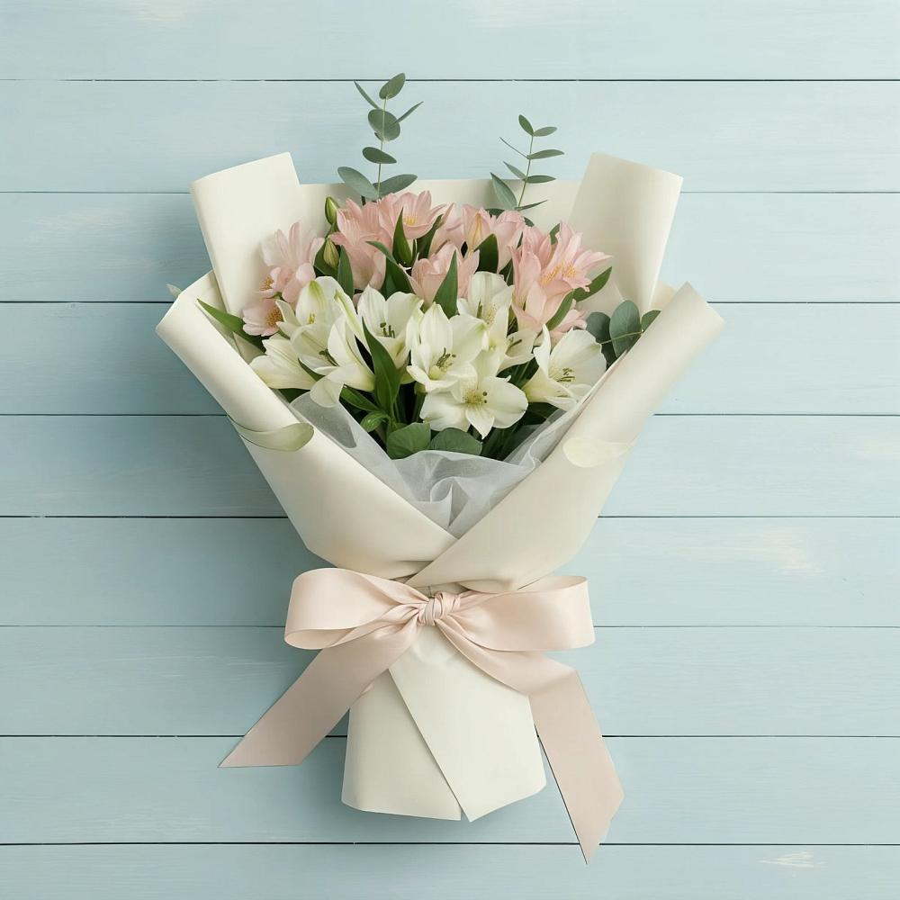 Букет цветов из: Альстромерии в Большом Сорокино