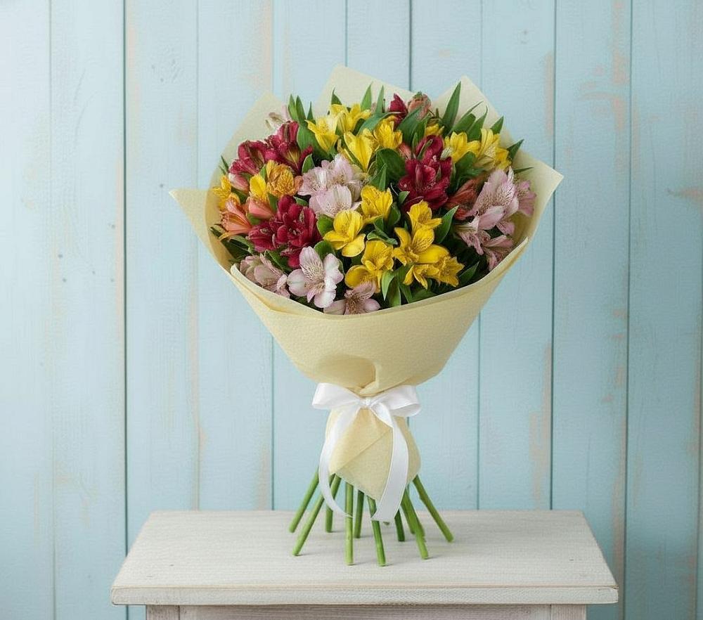 Букет цветов из: Альстромерии в Большом Сорокино