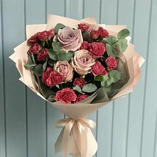 Букет цветов из:  Гвоздики и Розы в Большом Сорокино