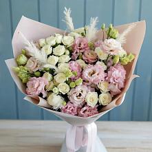 Букет цветов из:  Альстромерии и Розы в Большом Сорокино